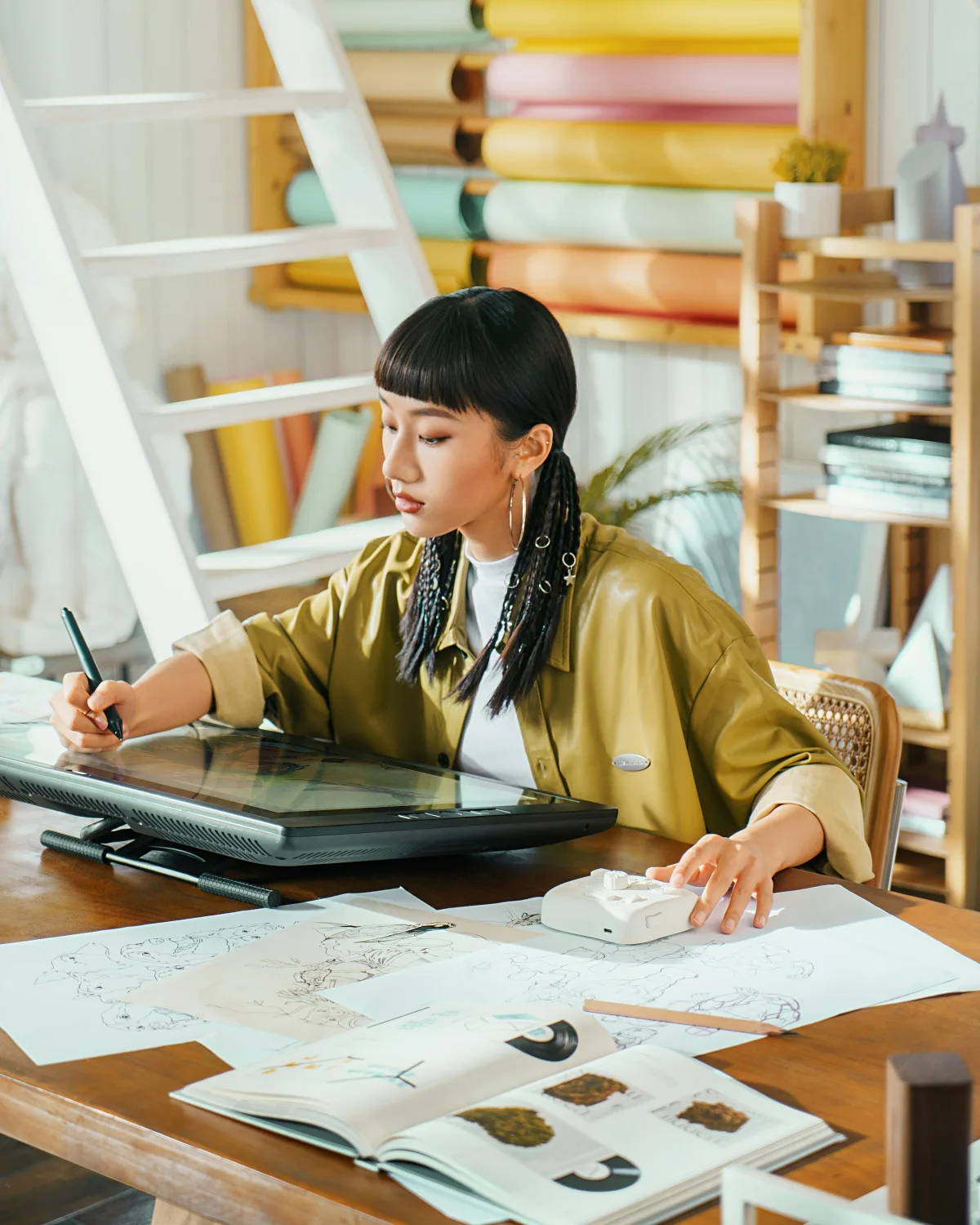 Designer au travail